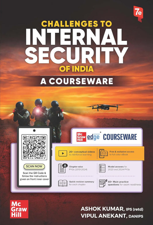 Challenges to Internal Security of India by Ashok Kumar and Vipul Anekant provides exam-ready content with practice tools; buy now on vaacho.com.