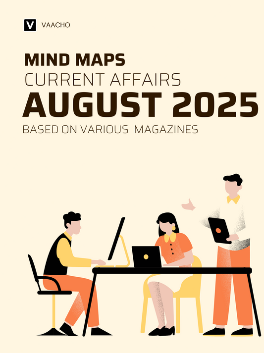 Mind Maps of August 2025 Current Affairs (English Medium)