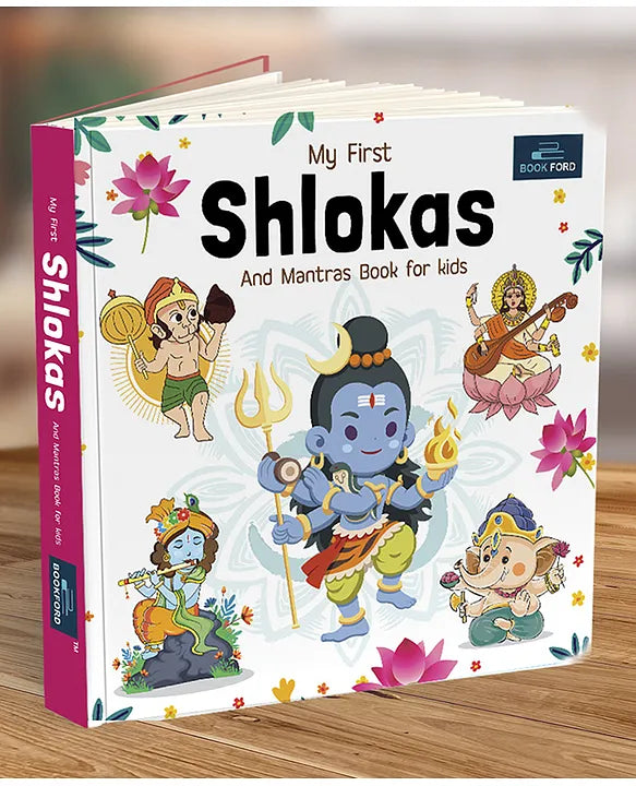 Discover My First Shlokas and Mantras Book for Kids with vibrant illustrations and simple verses; shop this cultural classic now on vaacho.com