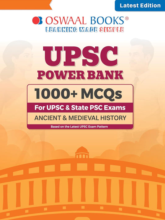Oswaal UPSC Power Bank: 1000+ MCQs for UPSC and State PSCs Exams Ancient & Medieval History (English Medium)