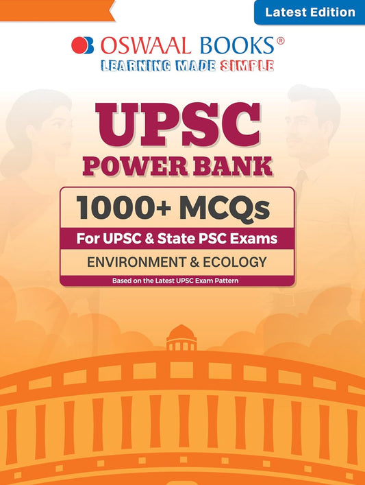 Oswaal UPSC Power Bank: 1000+ MCQs for UPSC and State PSCs Exams Environment & Ecology (English Medium)