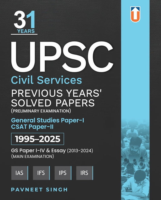 UPSC Civil Services Solved Papers 1995–2025 by Pavneet Singh offers 31 years of exam practice; get it on vaacho.com for focused preparation