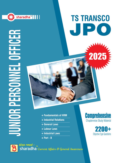 Sharadha TG TRANSCO JPO Junior Personnel Officer[English Medium]