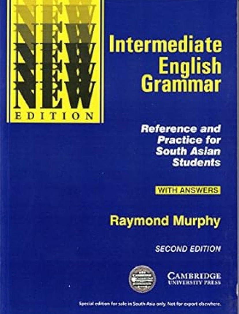Intermediate English Grammar with Answers By Raymond Murphy