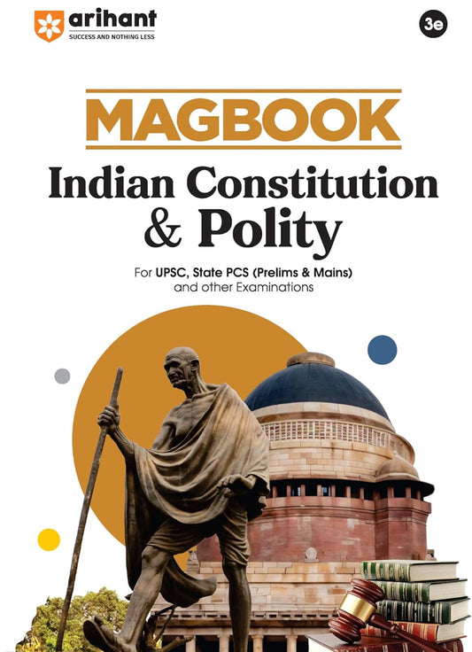 Arihant Magbook Indian Constitution & Polity For UPSC & State PCS Exams[English Medium]