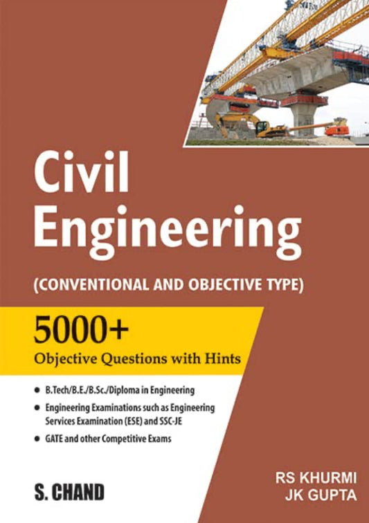 S.Chand Civil Engineering (Conventional And Objective Type) By R.S Khurmi[English Medium]