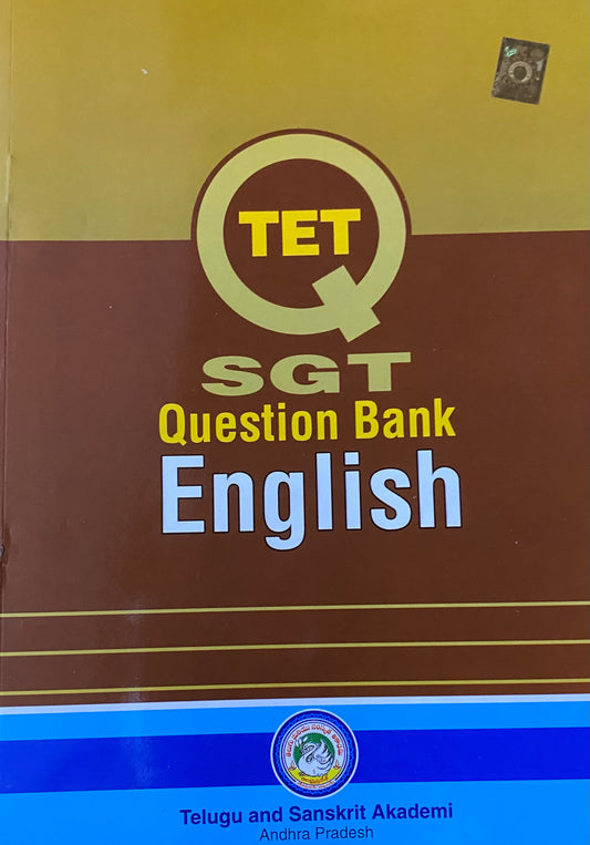 TET SGT English Question Bank By Andhra Pradesh Telugu & Sanskrit Academy