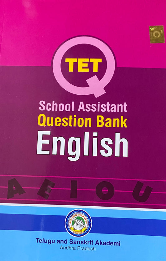 TET School Assistant English Question Bank By Andhra Pradesh Telugu & Sanskrit Academy