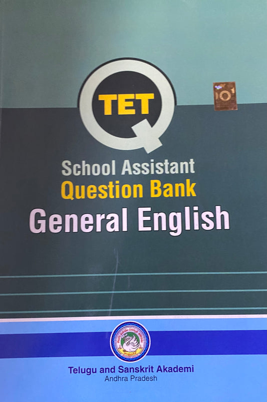 TET School Assistant General English Question Bank By Andhra Pradesh Telugu Academy (English Medium)