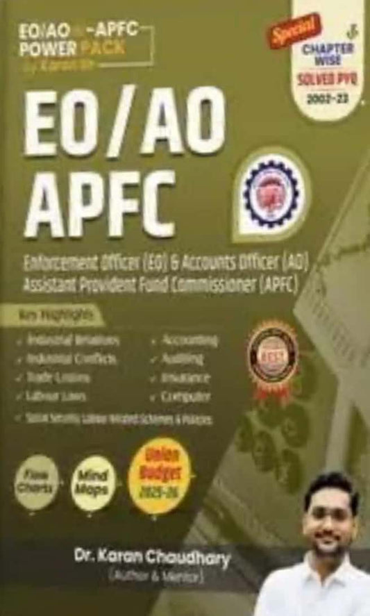 Karan Choudhary Sir UPSC EPFO EO/AO/APFC 2025 Ð Complete Syllabus Guide: Labour Laws, Accounting, Social Security, Insurance, Computer & Auditing[English Medium]